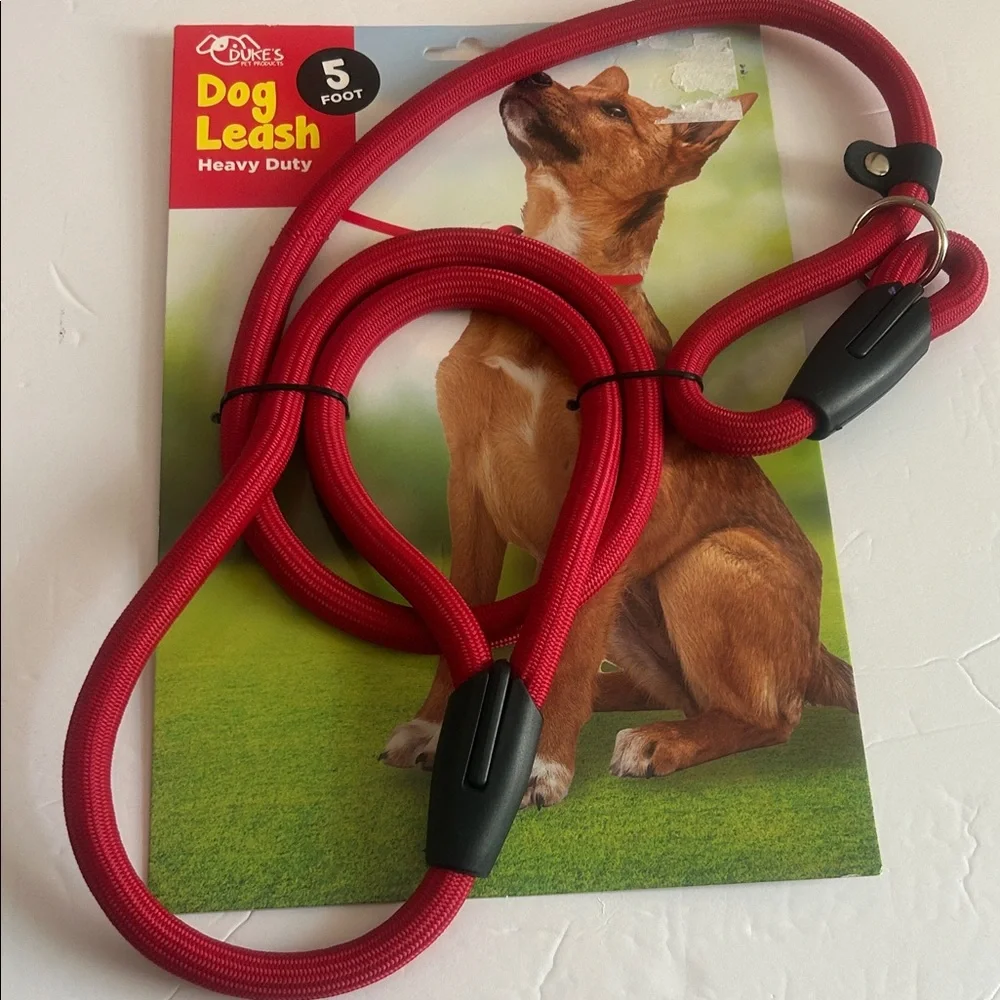 Heavy Duty Red Dog Leash